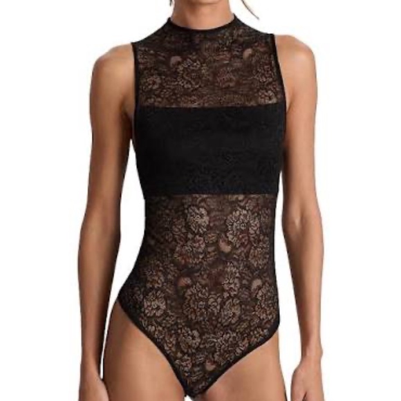 Alice + Olivia Nichol Lace Bodysuit size M NWOT - Picture 1 of 2